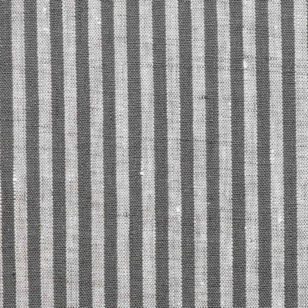 Stripes (Medium weight) Gray Lines Linen