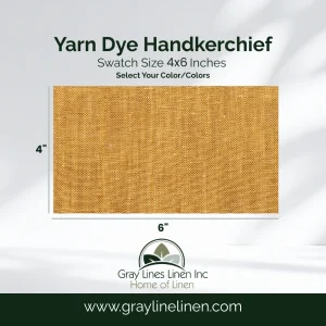 Yarn Dye Handkerchief Linen Fabric Swatches