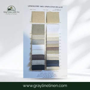 HN & HT Upholstery Fabric Color Card