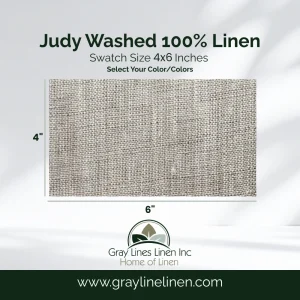 Judy Washed Linen Fabric Swatches