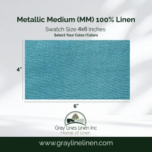 Metallic MM Linen Fabric Swatches