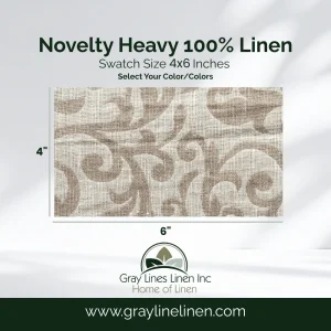 Novelty Heavy Weight Linen Fabric Swatches